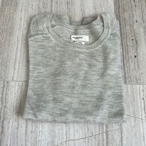 Super soft alpaca wool gray Isabel marant etoile sweater
